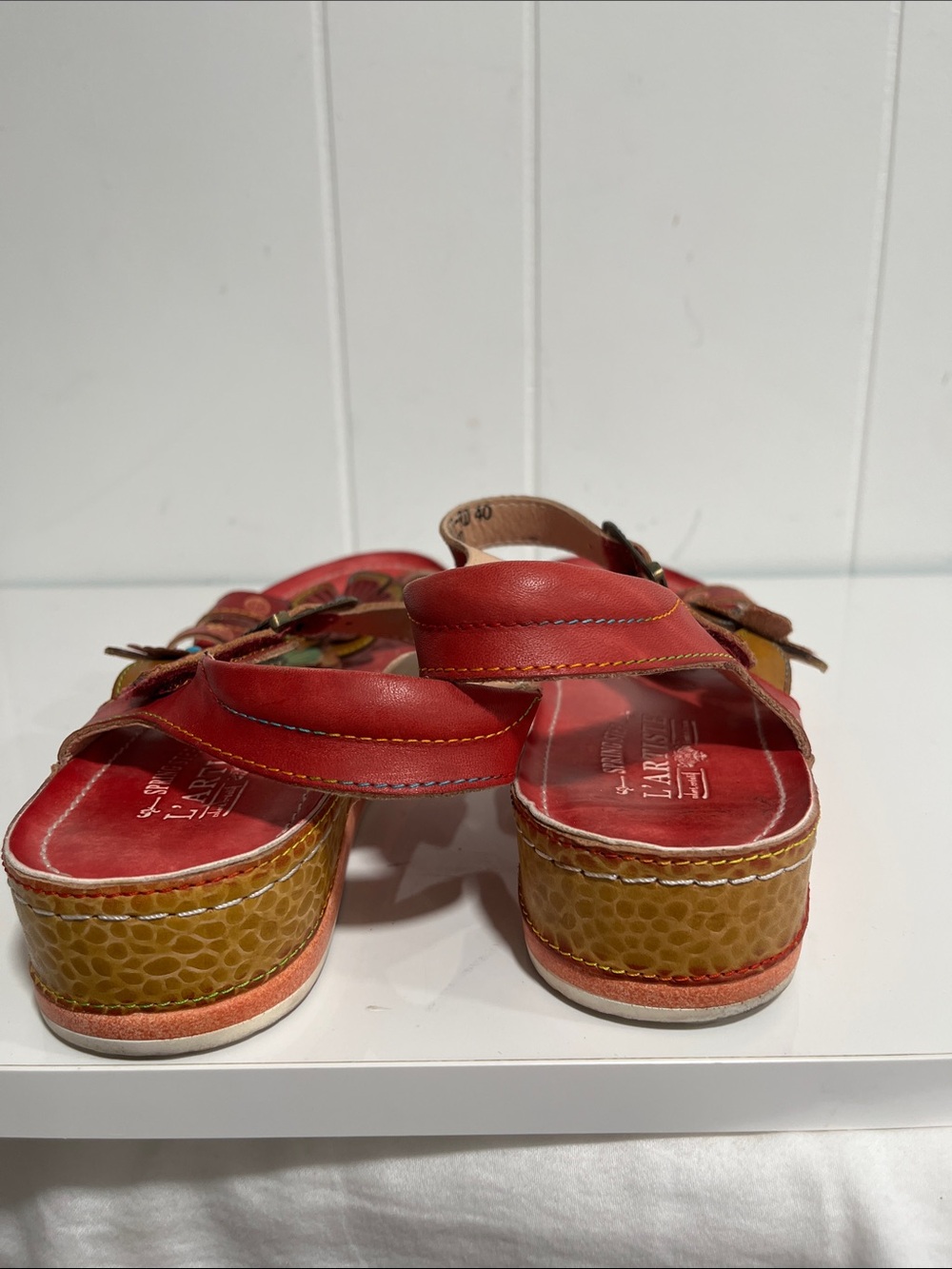 L'ARTISTE GOODIE ANKLE STRAP SANDAL sz 40 - Picture 5 of 9
